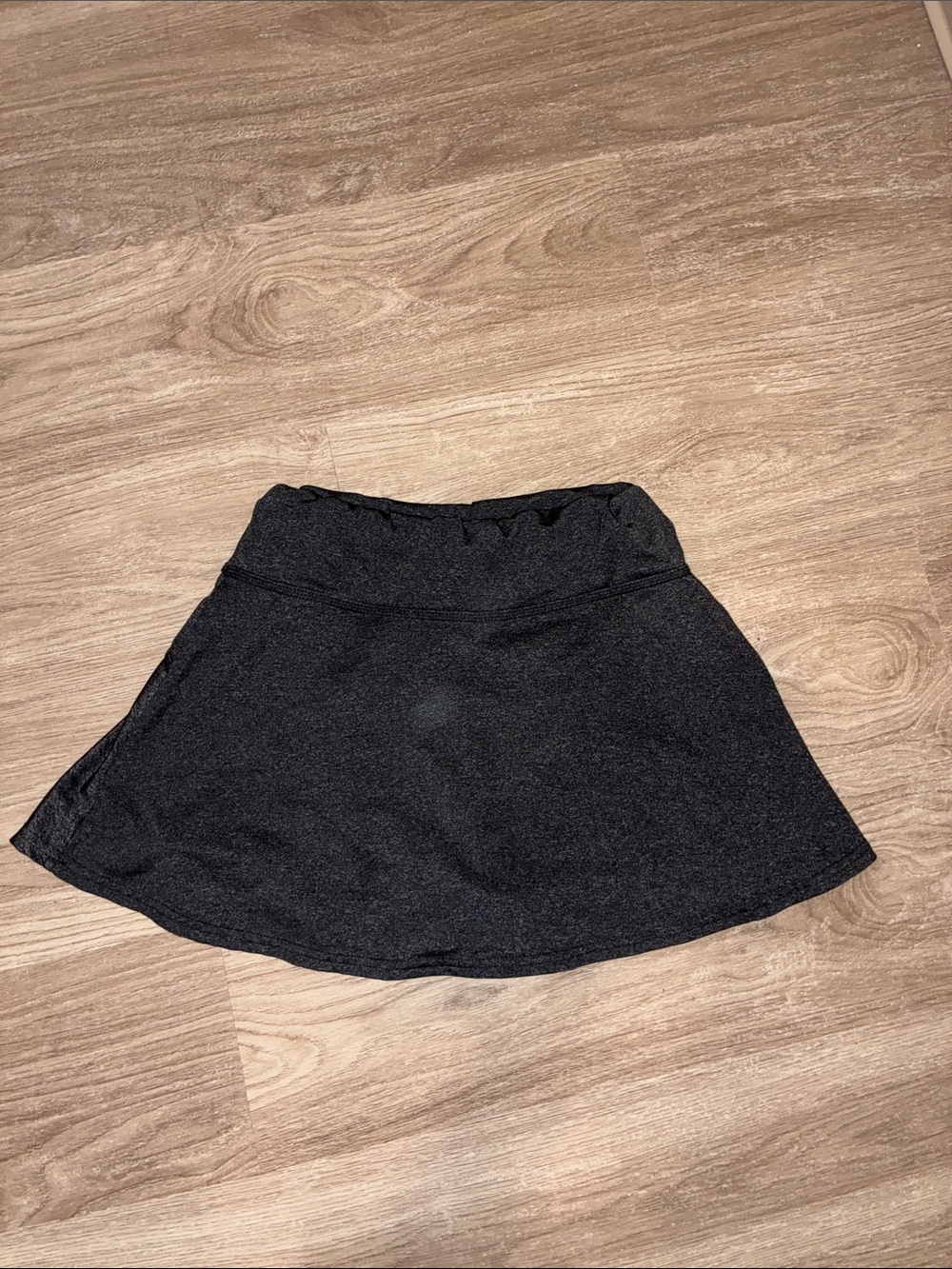 SHEIN Black Circle Skater Skirt